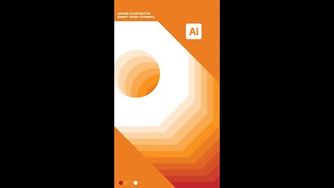 Octagonal Blend Adobe Illustrator #shorts