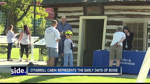 The City of Boise hosts open house at the historic O'Farrell Cabin