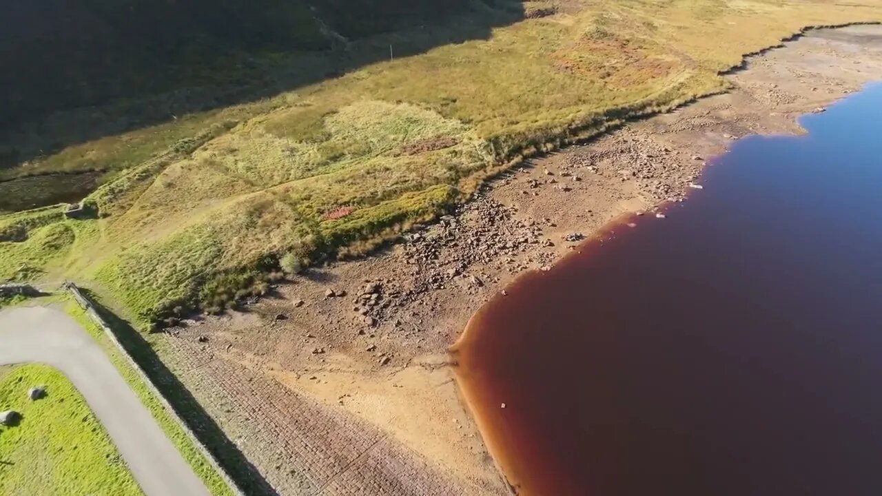 Deer Hill Reservoir Meltham 4K Drone 13 Oct 22-8