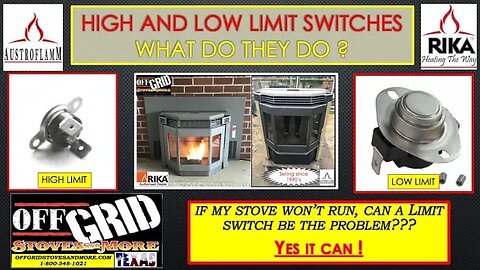 AUSTROFLAMM RIKA LOW AND HI LIMIT SENSORS - Stove won't shutdown, Bad Sensor? Questions Answered