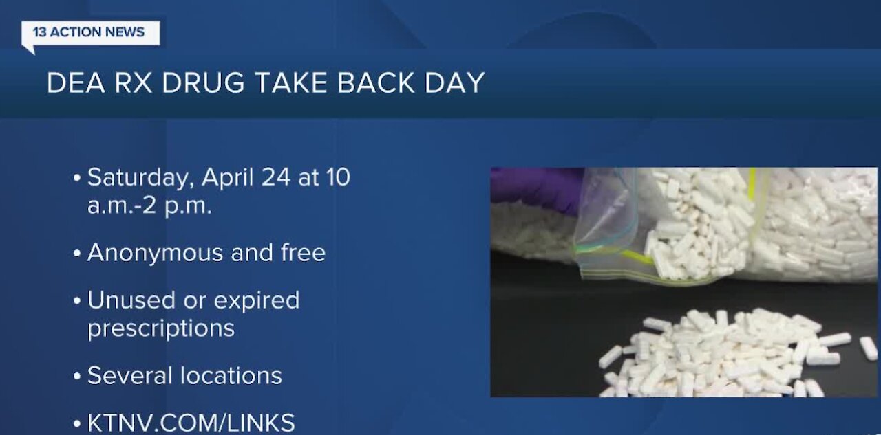 DEA holding its 20th Take Back Day on April 24