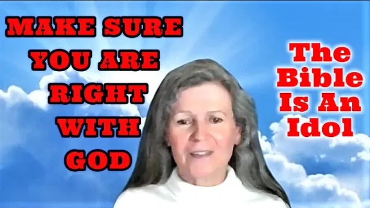 MAKE SURE YOU ARE RIGHT WITH GOD