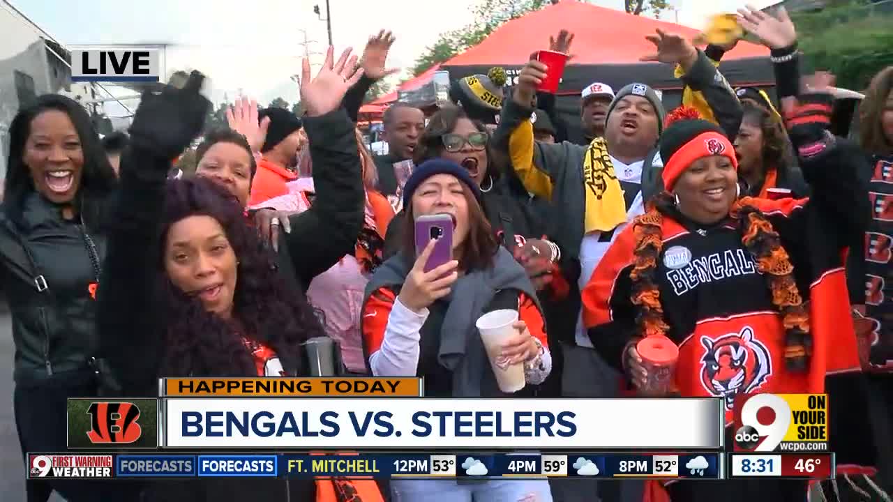 Bengals fans are ready for the Steelers game despite the cold Pt. 2