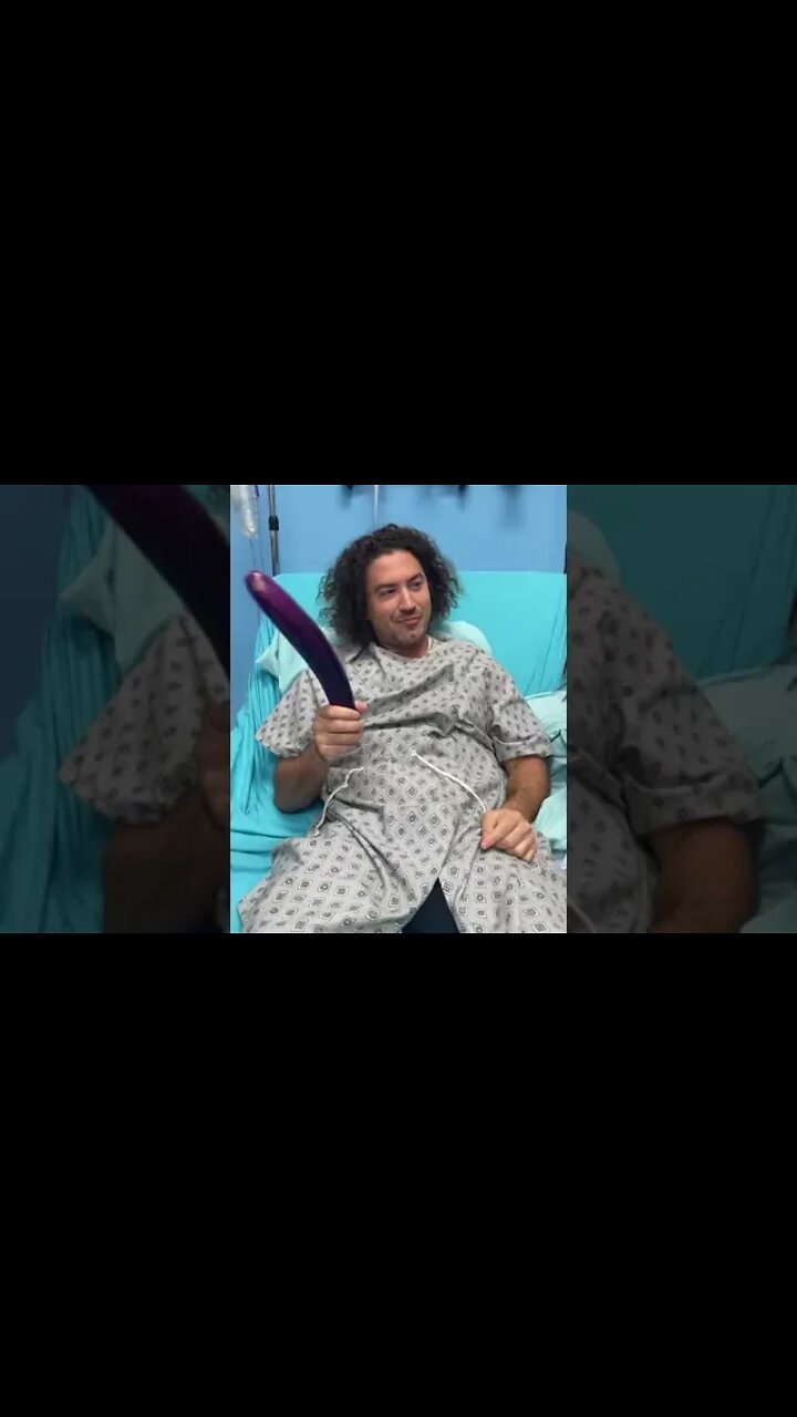 When she sees it, she falls over