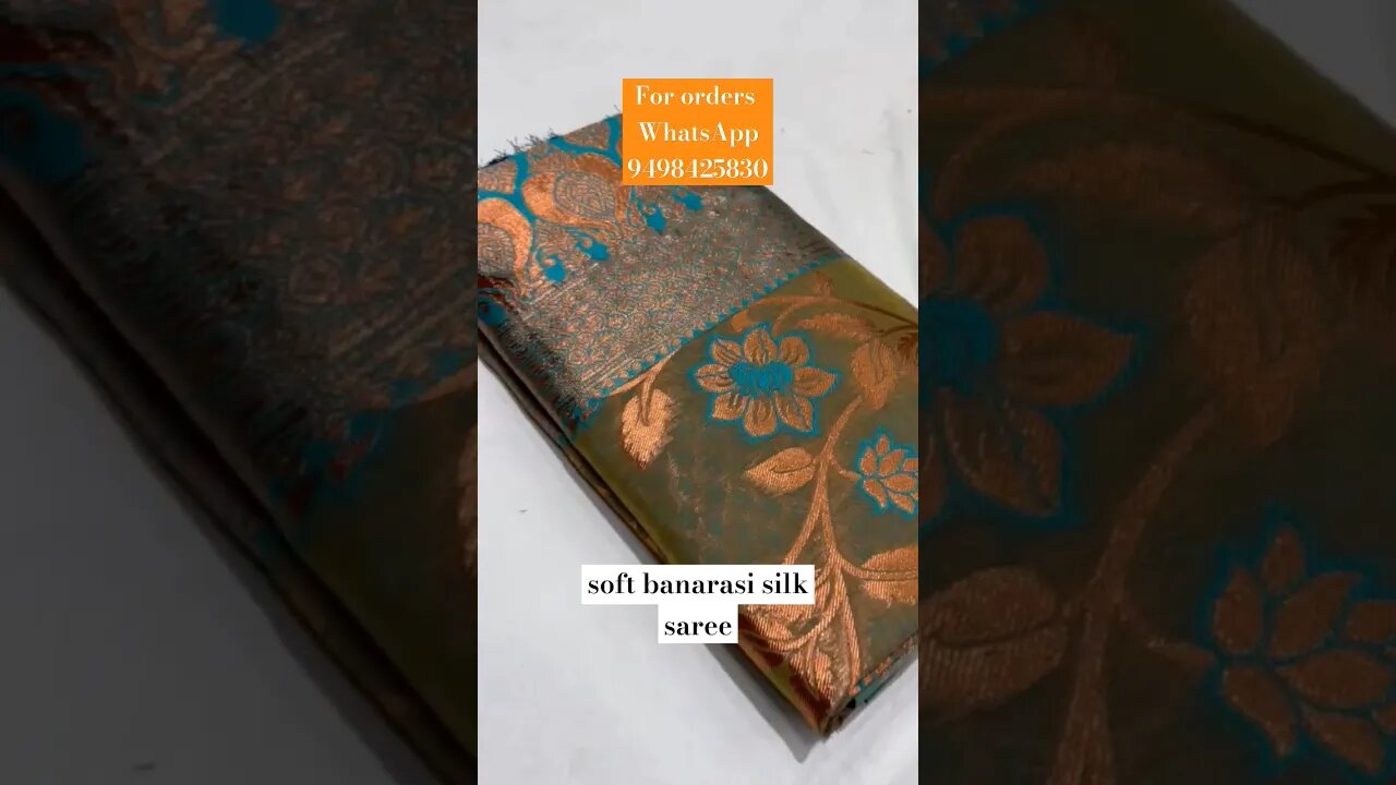 soft banarasi silk saree|Banarasi silk saree| #banarasi #fashion