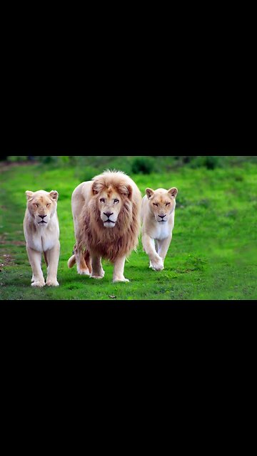 🦁👑"Beautiful Lion Family in the Wild"👑🦁