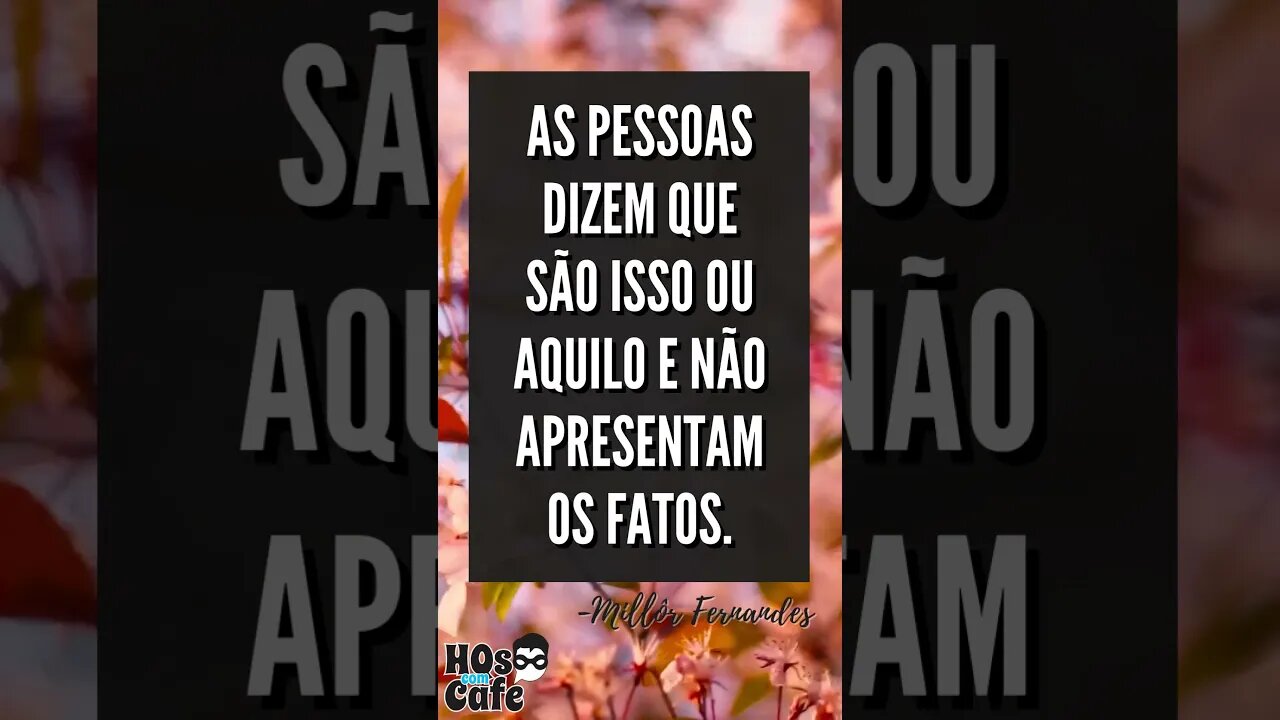 Frase do Millôr Fernandes | #shorts