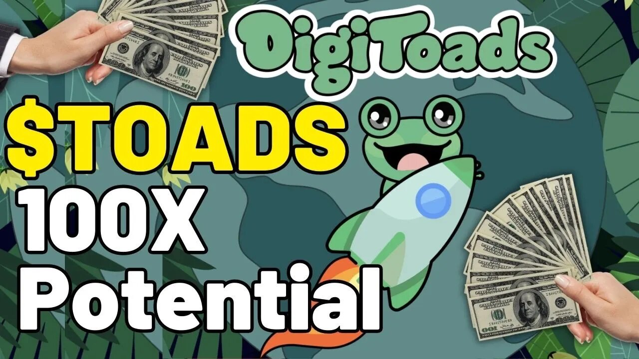 Digitoads crypto NFT minting is LIVE | $TOADS Coin with 100X potential