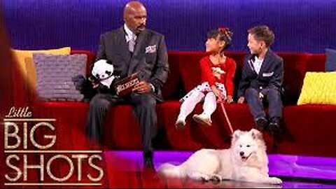 Animal Whisperer Jiayen Meets Steve Harvey! Little Big shots