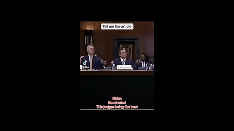 Tell me the article president Biden chosen judges