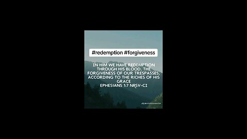 redemption, forgiveness