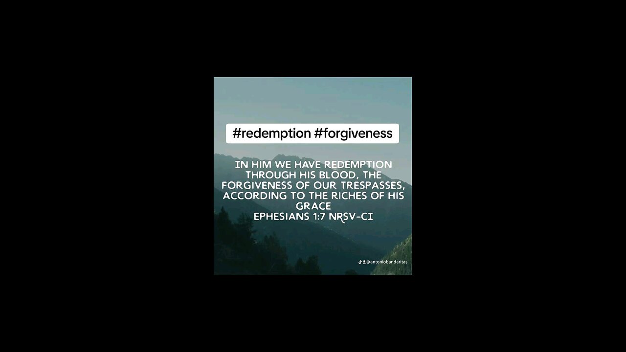 redemption, forgiveness