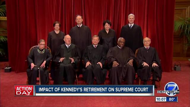 Justice Kennedy's retirement certain to have cascading effects in Colorado and across nation