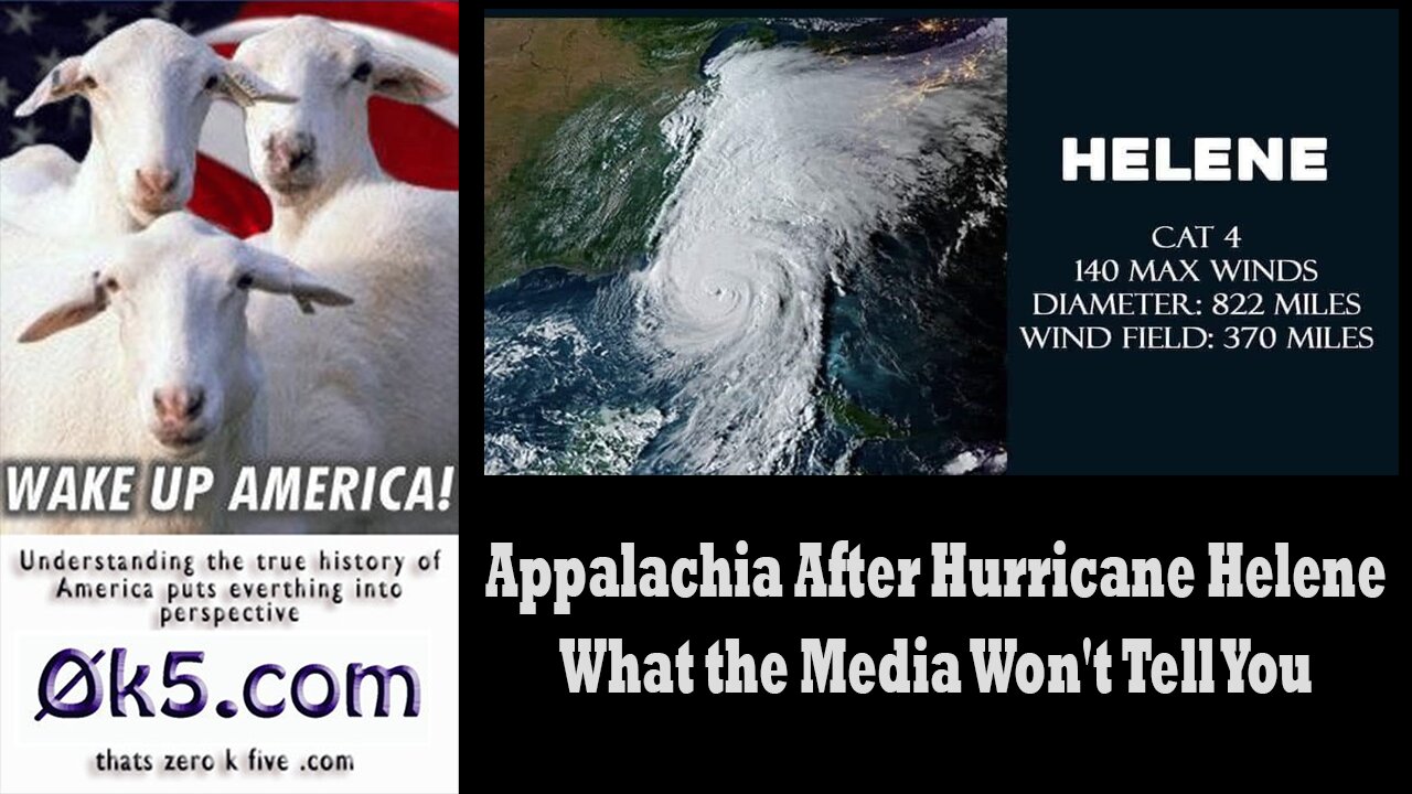 Appalachia After Hurricane Helene What the Media Won't Tell You