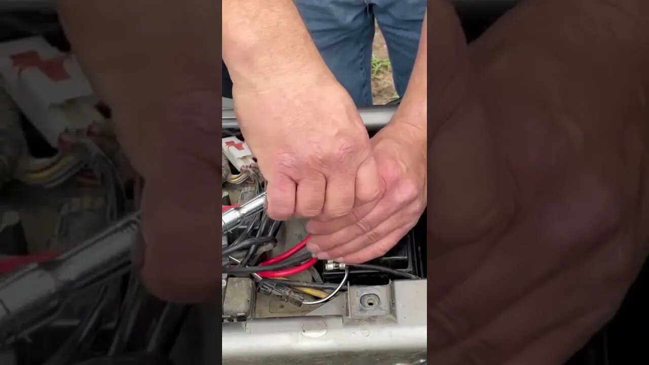 How To Remove ATV Battery #shorts