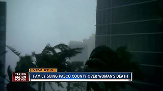 Family suing Pasco County over woman's death