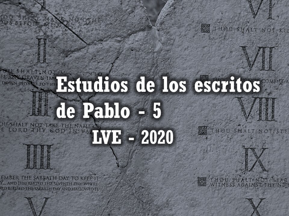 Estudios de los escritos de Pablo 5 - Romanos 3