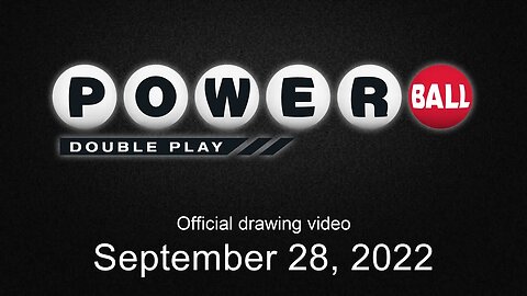 Powerball Double Play drawing for September 28, 2022