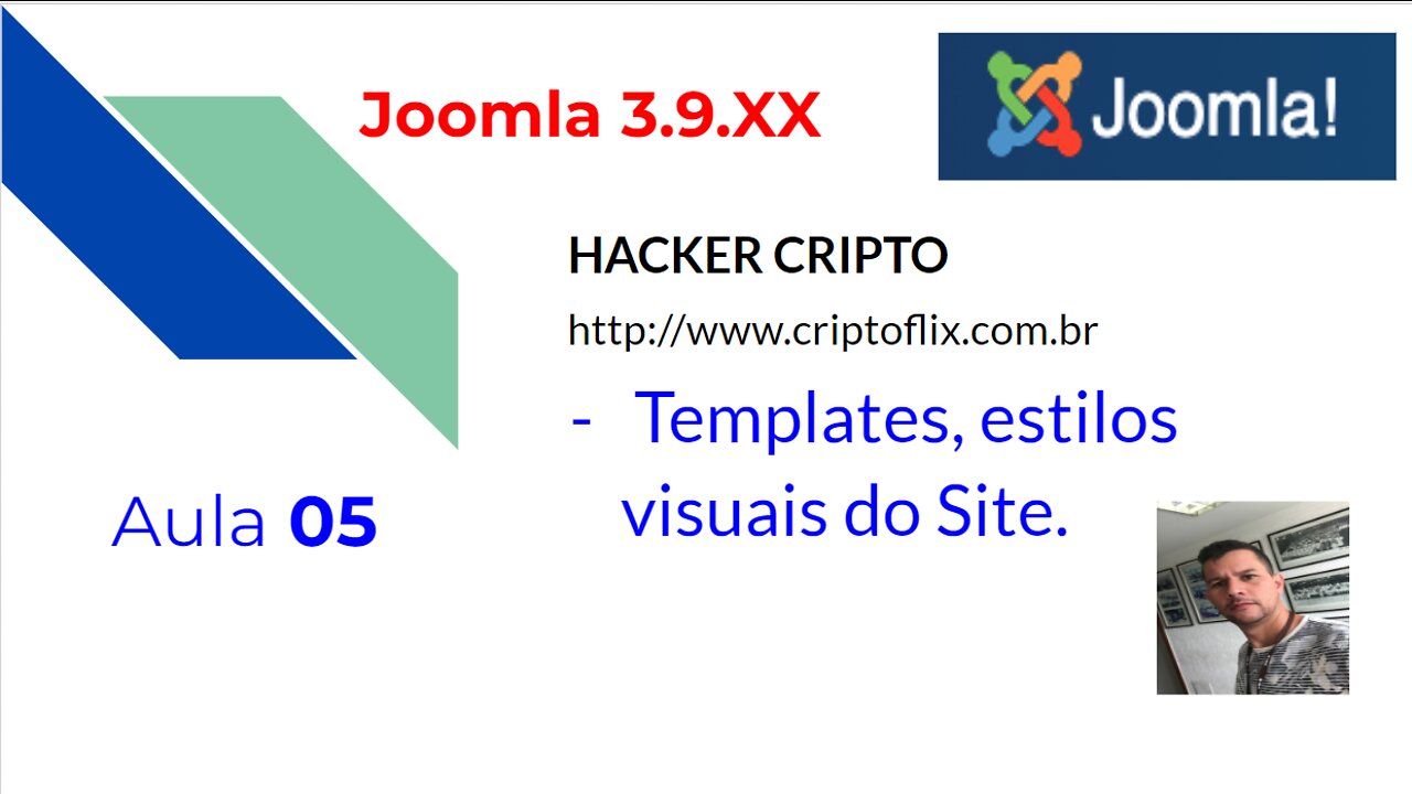 Aula 05 - Joomla 3.9.16 Web Sites Templates e estilos visuais no site