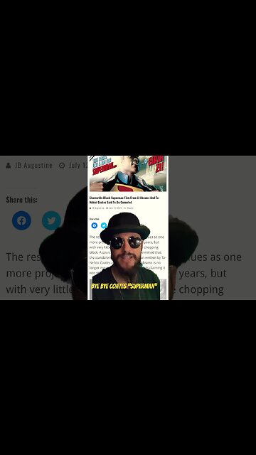 Black Superman CANCELED! JJ Abrahams & Ta-Nehisi Coates Project No More! #shorts