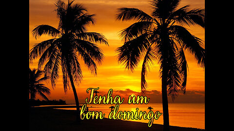 Domingo é um dia como outro qualquer!