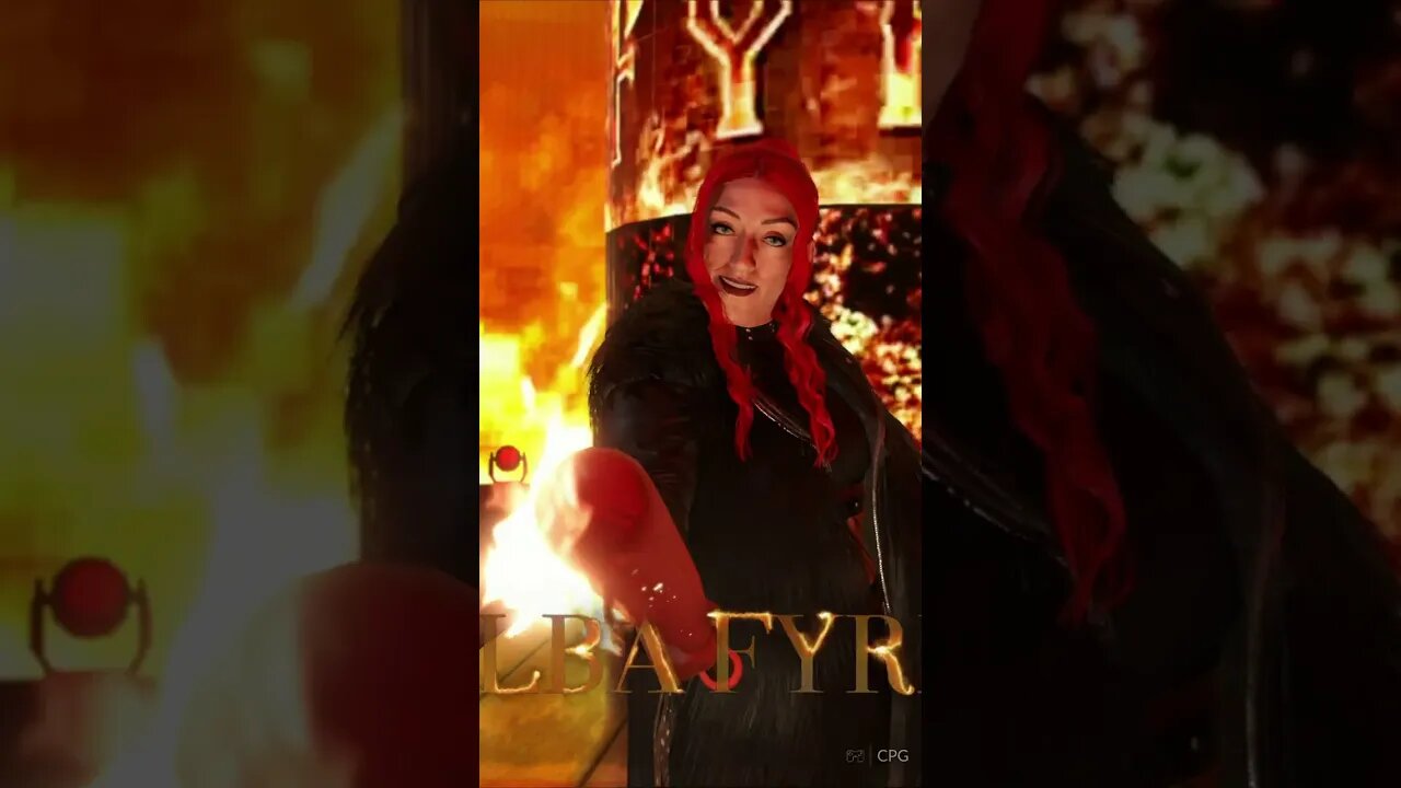 Alba Fyre 🔥 Entrance #wwe2k23 #shorts