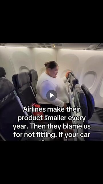 Plus size traveler launches petition to demand that the FAA provides bigger seats...