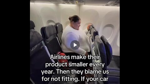 Plus size traveler launches petition to demand that the FAA provides bigger seats...