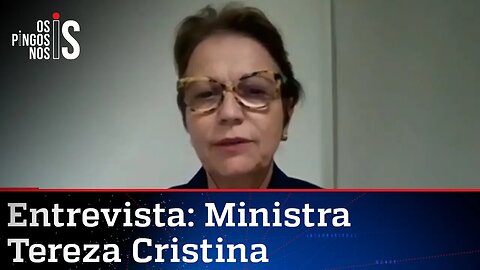 Exclusivo: Tereza Cristina em Os Pingos nos Is