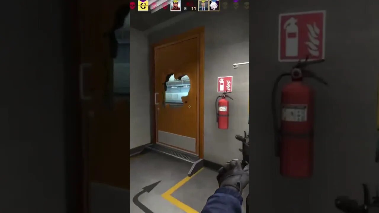 Door headshot 😂