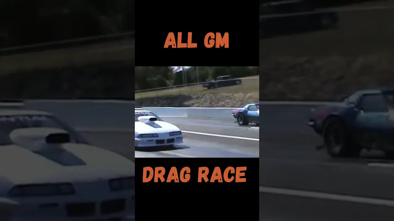 60’s GM vs. 90’s GM Drag Racing Battle! #shorts