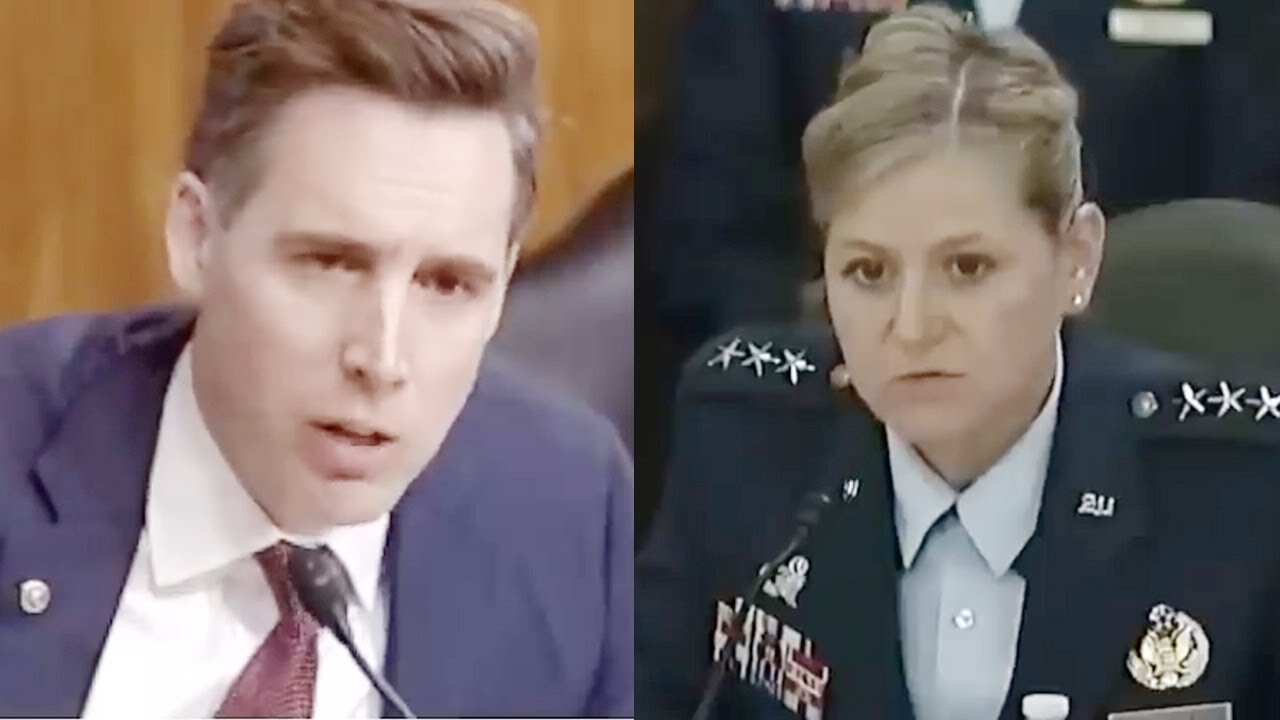 "There Are Only Two Genders! " Josh Hawley STUNS Biden's General Into SILENCE!!!