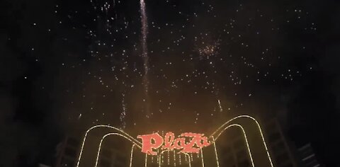 Plaza celebrating anniversary