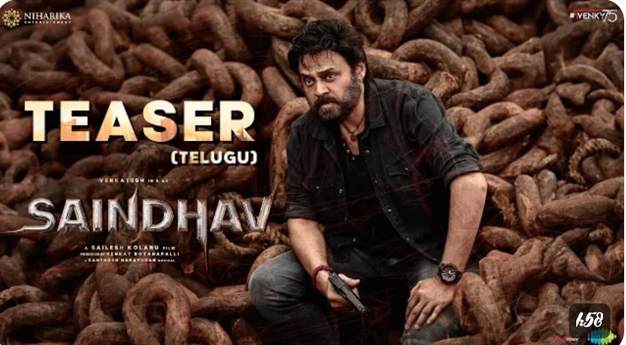 Saindhav Teaser - Telugu | Venkatesh Daggubati |Nawazuddin, Aryal Sailesh Kolanu |Santhosh Narayanan
