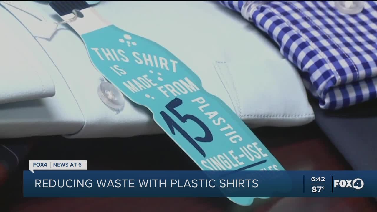 Utah company reducing waste with plastic shirts