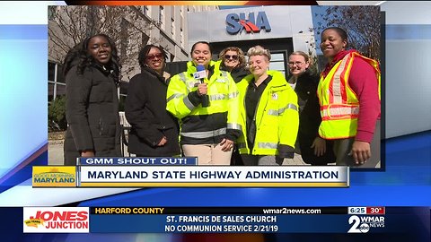Good morning from the Maryland State Highway Administration!