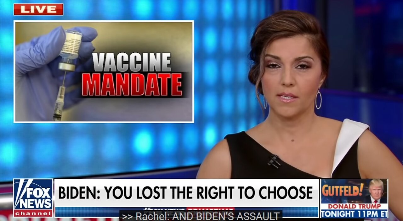 "Vaccine Mandate", Biden : You lost the right to CHOOSE