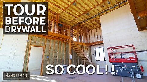 Full ICF Rough In House Tour Before Drywall!