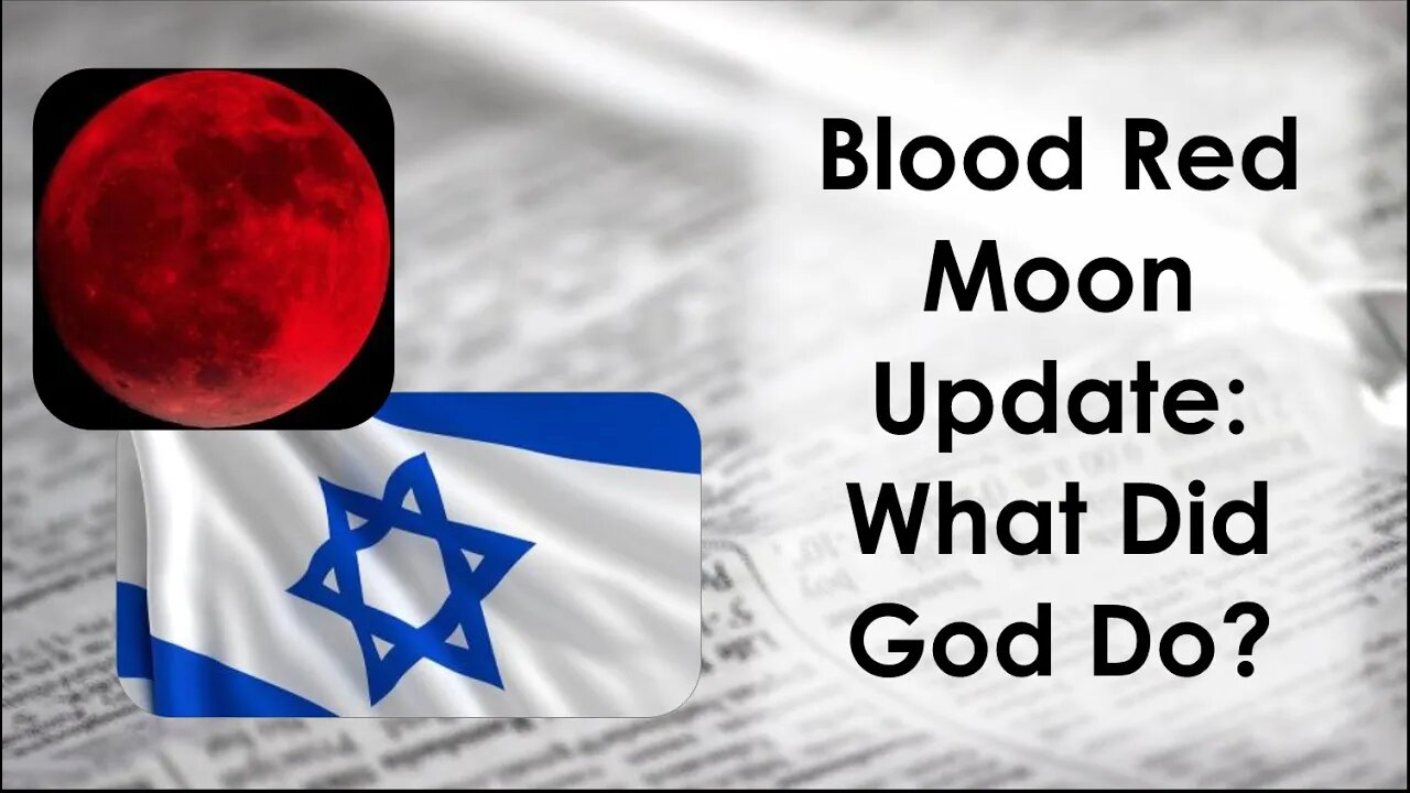 Blood Red Moon Update What Did God Do?