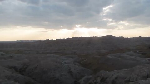 Conata Basin Overlook in Badlands National Park