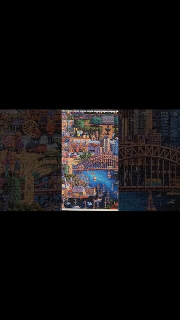 60,000 Piece What a Wonderful World Jigsaw Puzzle Day 60! #shorts #puzzle #jigsawpuzzles #puzzles