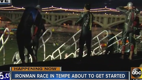 Ironman race gets underway in Tempe