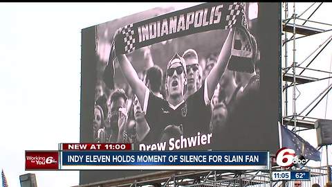 Indy Eleven holds moment of silence for man shot, killed in Indianapolis