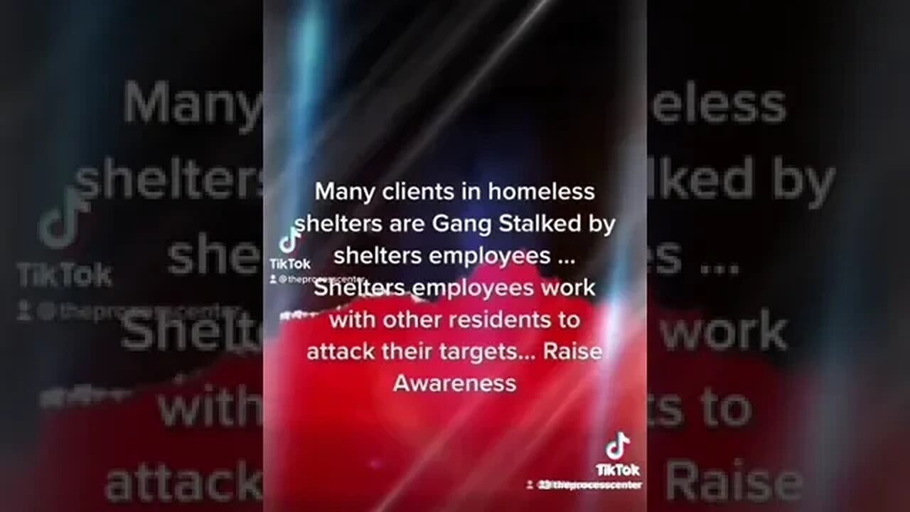 From TheProcessCenter on TikTok #gangstalking #homelessshelters#homeless #homelessness