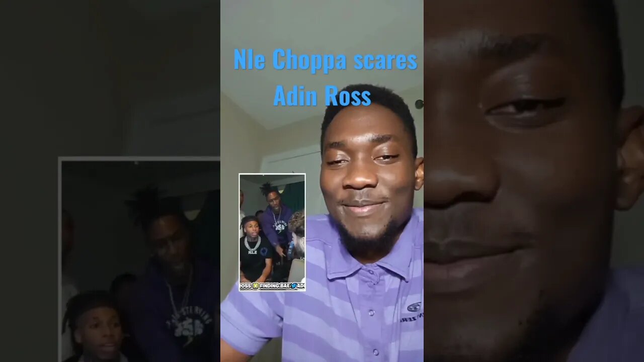 Nle Choppa scares Adin Ross🤣🤣🤣 - TopG Reaction