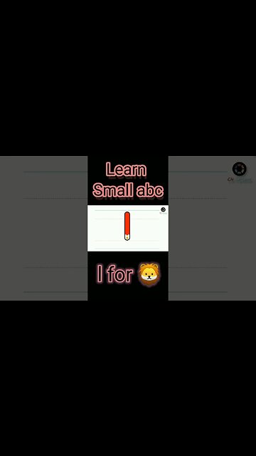l for lion | learn small abc | short