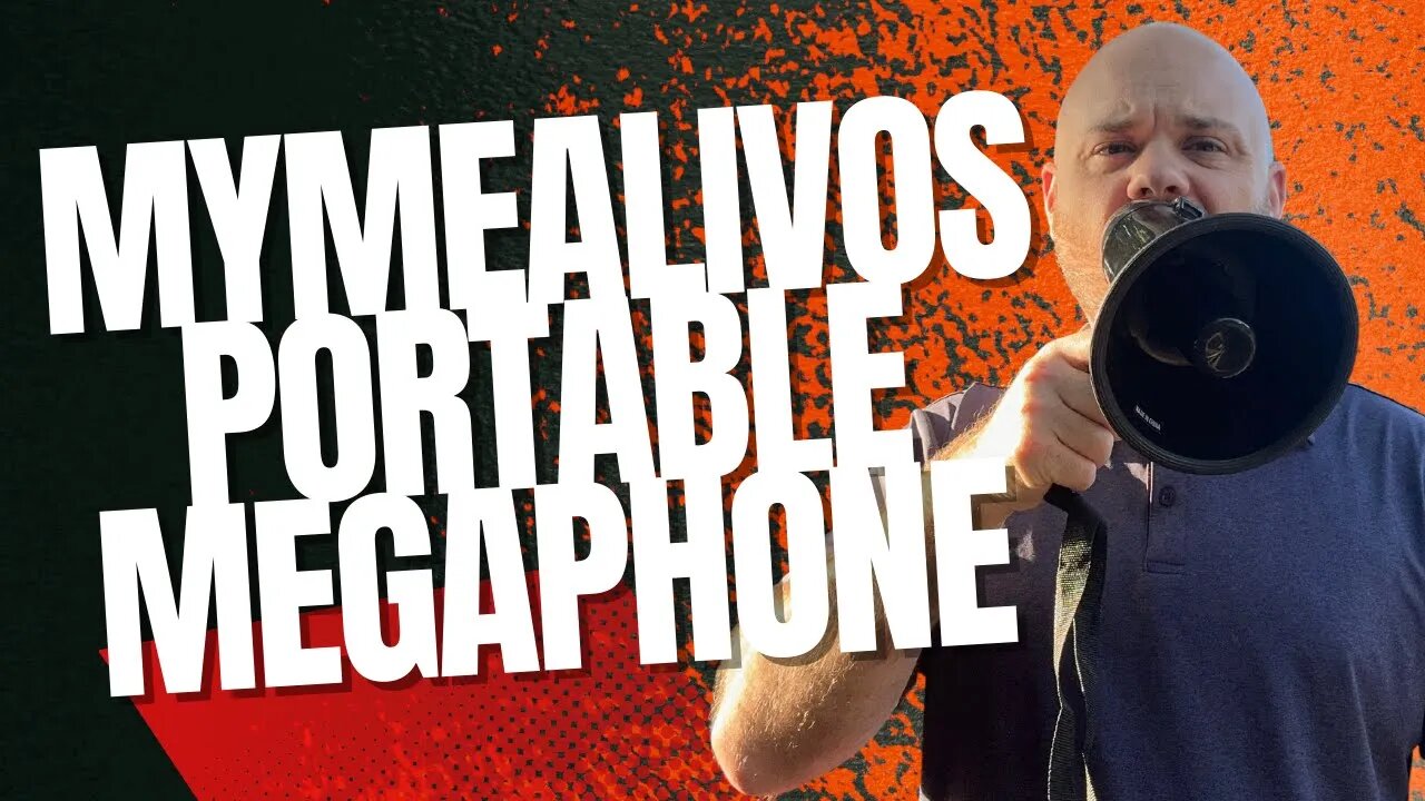 MyMealivos Portable Megaphone