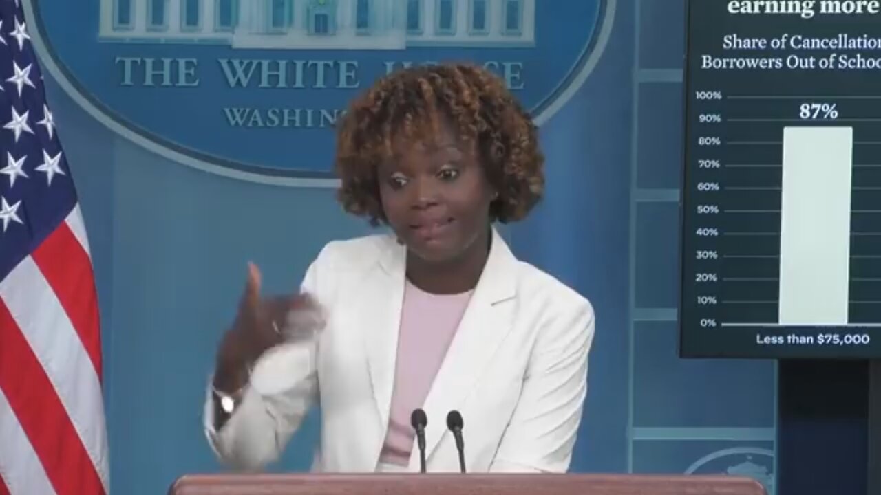 Karine Jean-Pierre Biden Has Turned The Economy Back on WHAT!!!