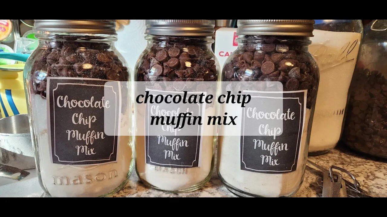 Chocolate chip muffin mix #Thankfulthursday Handmade Gifts $10 or Less Collab @A Godly Home