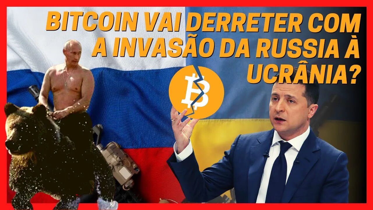 O Bitcoin Vai Desabar Após a Invasão da Rússia à Ucrânia? Análise do BTC 17/02/22 [🐴CRIPTO BAGUAL]